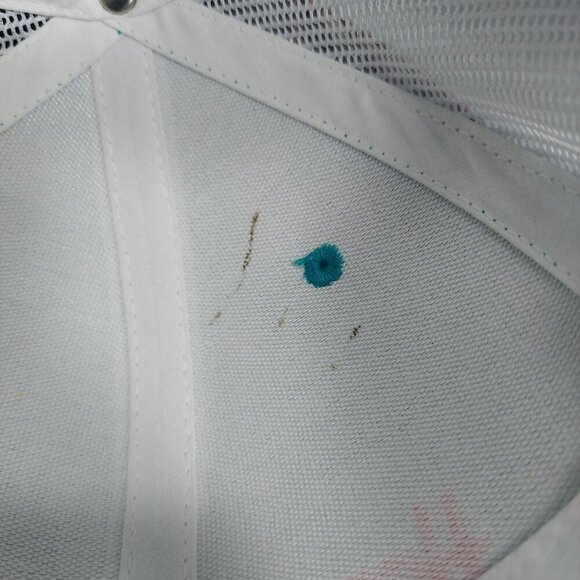 Columbia Happy Camper Trucker Hat Adjustable Mesh Back Outdoor Life Hiking - Picture 10 of 11